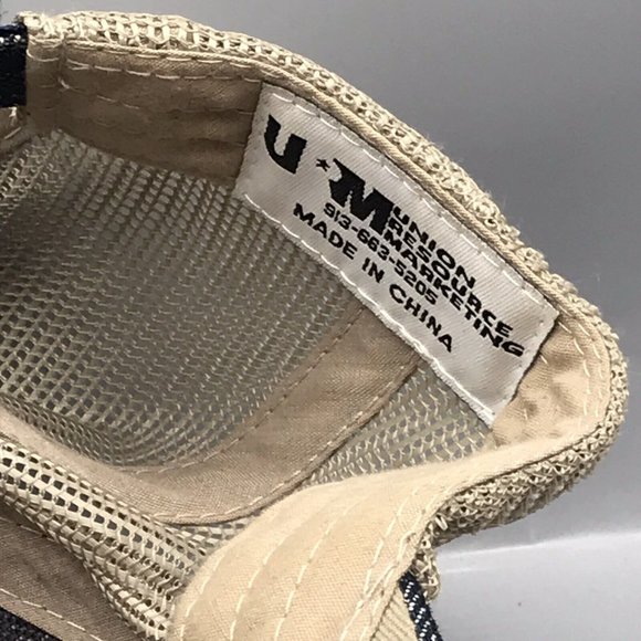 Panera Bread Employee Cap Hat Adult Adjustable Blue Denim Mesh Poly Cotton - Picture 6 of 6